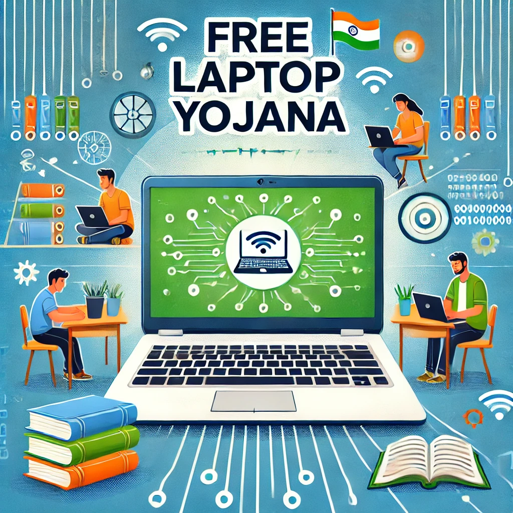Free Laptop Yojana AI Image